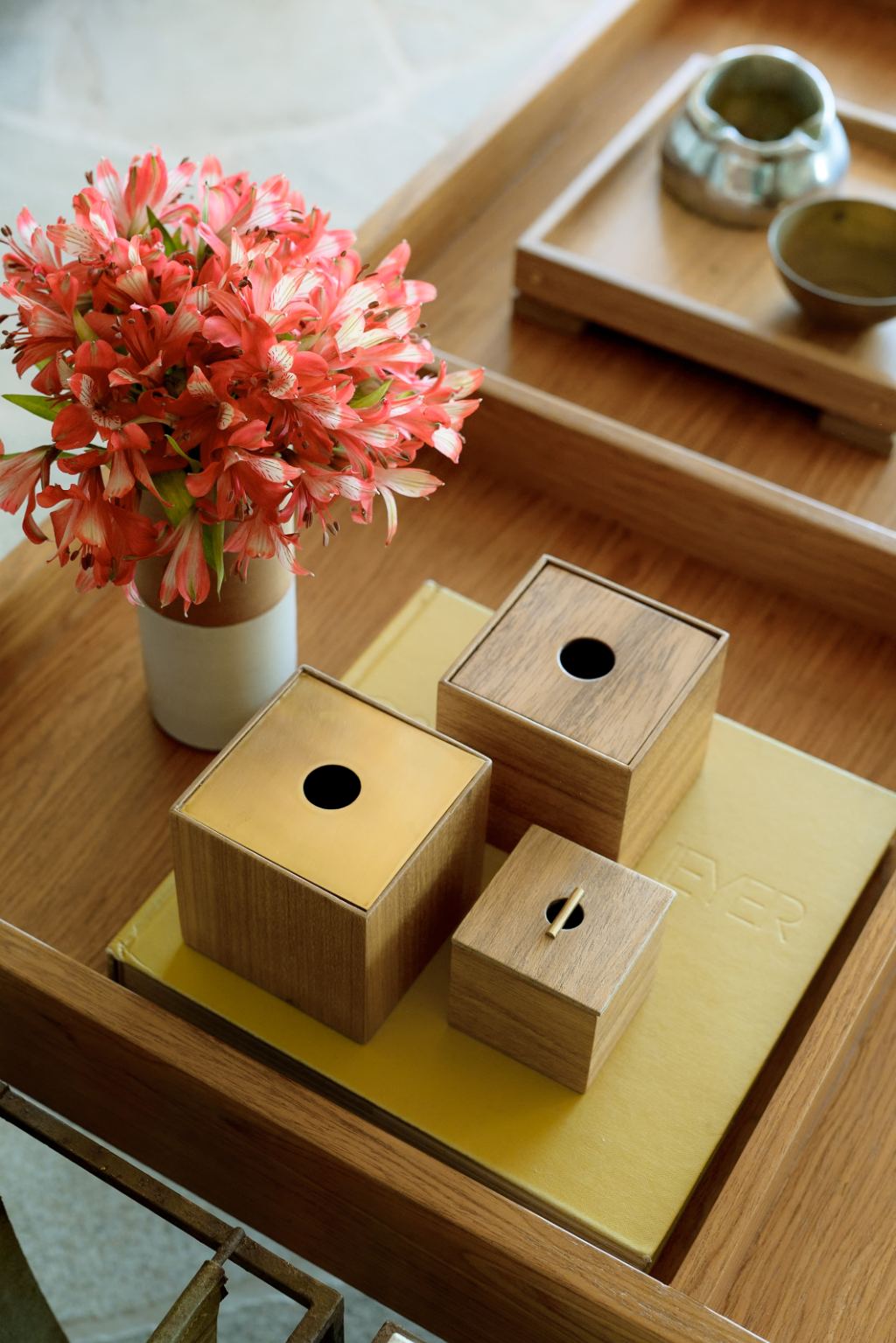 Caixa Pompom Legno