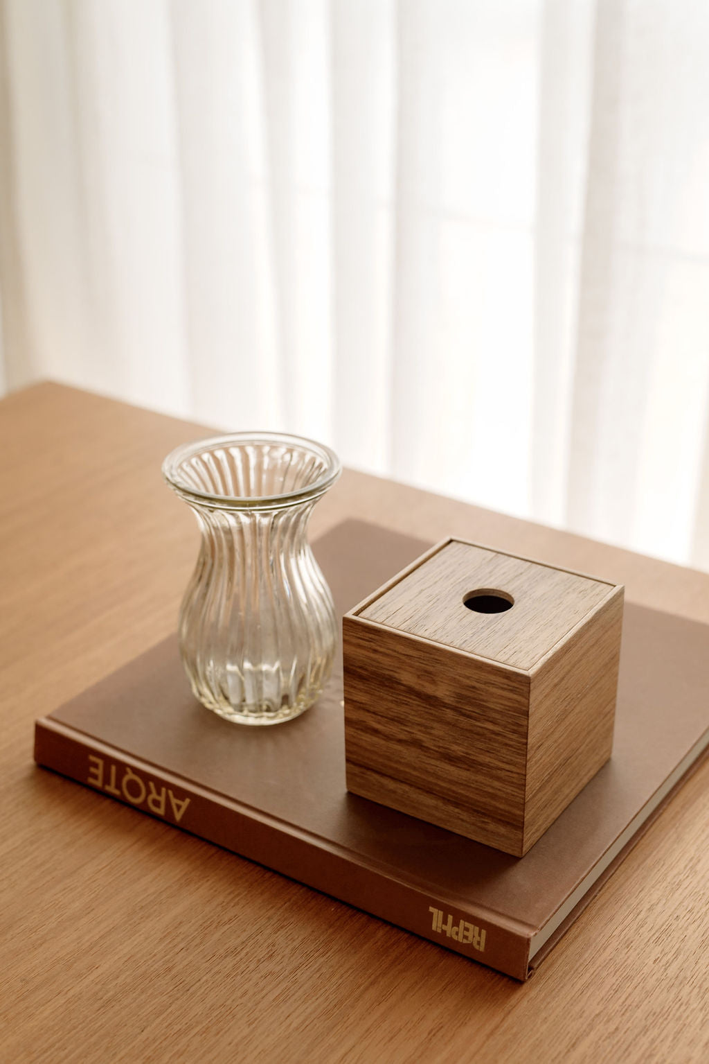 Caixa Pompom Legno